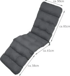 Beautissu Deckchair Kussen 200x50x8 Cm - Ligstoelkussen Antraciet - Matraskussen Voor Hangmatten En Tuin-/terrasstoelen - Flair DC 13 Beautissu Deckchair Kussen 200x50x8 Cm - Ligstoelkussen Antraciet - Matraskussen Voor Hangmatten En Tuin-/terrasstoelen - Flair DC -Gardena Winkel 1112x1200