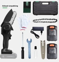 Mardin Mini Kettingzaag - Snoeizaag - Kettingzaag - Kettingzaag Electrisch Met 2 Accu - Inclusief Koffer - 1 Extra Accu - Zwart 18 Mardin Mini Kettingzaag - Snoeizaag - Kettingzaag - Kettingzaag Electrisch Met 2 Accu - Inclusief Koffer - 1 Extra Accu - Zwart -Gardena Winkel 1151x1200