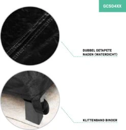 VONROC Premium Tuinbank Beschermhoes – L-vorm - 215/85 X 215/85 X 70cm -Gardena Winkel 1163x1200