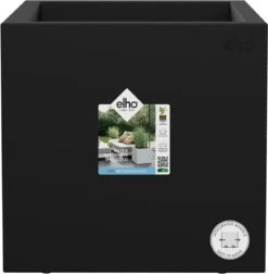 Elho Vivo Next Vierkant 40 - Plantenbak Voor Binnen & Buiten - Ø 39.0 X H 37.9 Cm - Zwart/Living Black -Gardena Winkel 1176x1200 5
