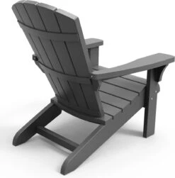Keter Troy Adirondack Tuinstoel - 81x80x96,5cm - Grafiet -Gardena Winkel 1180x1200