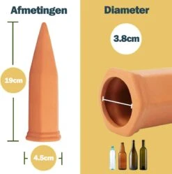 Bloomin Waterdruppelaar Van Terracotta - Waterdruppelaar Voor Planten - Druppelsysteem - Irrigatiesysteem - Watergeefsysteem - Bewateringssysteem - 8 Stuks -Gardena Winkel 1188x1200 1