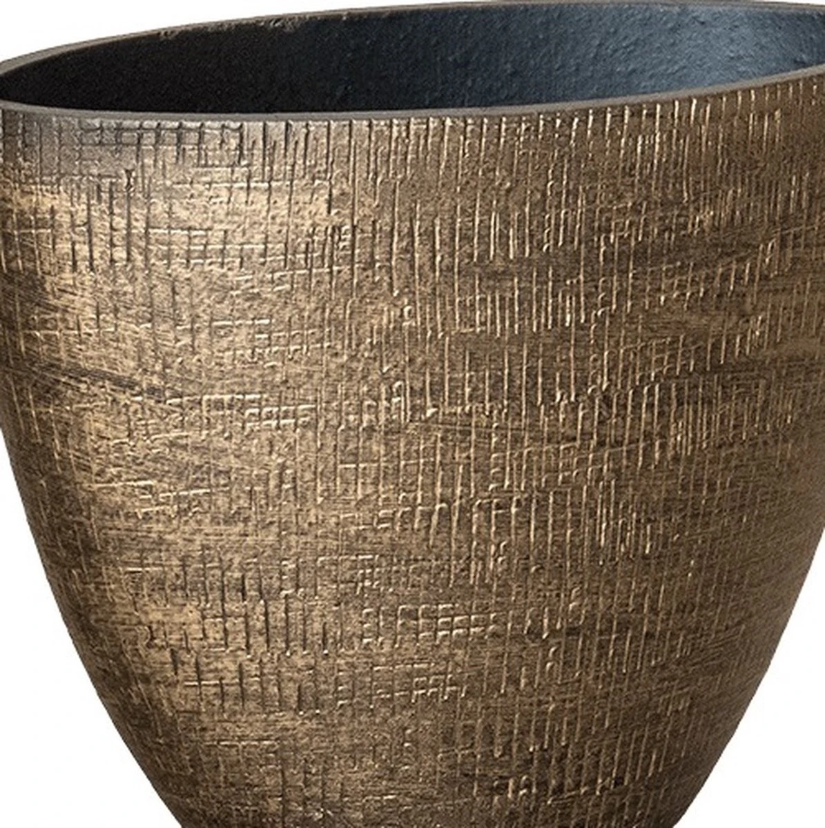 Merkloos Planter Ryan Shiny Gold 33 Cm Ovale Gouden Bloempot Voor Binnen Ovaal 2 Merkloos Planter Ryan Shiny Gold 33 Cm Ovale Gouden Bloempot Voor Binnen Ovaal - Afbeelding 2