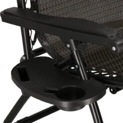 Springos Tuinstoel | Ligstoel | Opvouwbaar | Verstelbaar | Ergonomische Hoofdsteun | Bruin / Zwart -Gardena Winkel 1198x1200 1