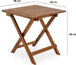 Merkloos EezyLife Houten Bijzettafel - 46x46x46cm - Acacia Hout - Tuintafel 18 Merkloos EezyLife Houten Bijzettafel - 46x46x46cm - Acacia Hout - Tuintafel -Gardena Winkel 1200x1028