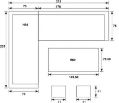 Merkloos Rivièra Original | Loungeset Hoekset Dining Set Tuinset | Wicker | Hoekbank, Hoge Tuintafel, 2 Hockers | 6 Zitplaatsen -Gardena Winkel 1200x1040