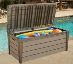 Keter Brushwood Opbergbox - Kussenbox - 455L - 145x69,7x60,3cm - Taupe 9 Keter Brushwood Opbergbox - Kussenbox - 455L - 145x69,7x60,3cm - Taupe -Gardena Winkel 1200x1057