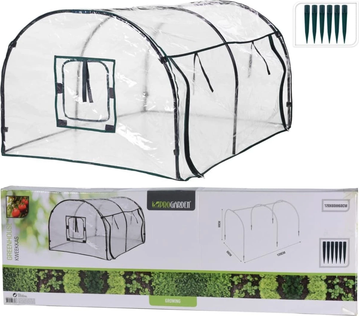 Pro Garden ProGarden Kweekkas - 120 X 80 X 60 Cm 4 Pro Garden ProGarden Kweekkas - 120 X 80 X 60 Cm - Afbeelding 4