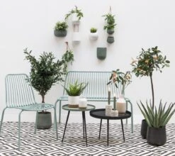 Pt Wand Bloempot Oval Wide - Green -Gardena Winkel 1200x1070 2