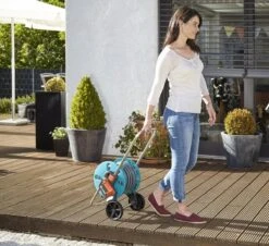 GARDENA - AquaRoll CleverRoll S Set Slangenwagen - Incl. 20 M Slang - Maximaal 40 M Opbergcapaciteit -Gardena Winkel 1200x1096
