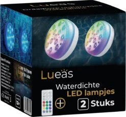 Lueas® Draadloze Ledlampjes Waterdicht - Met Afstandbediening -2 Stuks Op Batterijen - RGB - Dimbaar 15 Lueas® Draadloze Ledlampjes Waterdicht - Met Afstandbediening -2 Stuks Op Batterijen - RGB - Dimbaar -Gardena Winkel 1200x1113 3