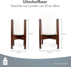 LifeGoods Planten Standaard - Uitschuifbare Bloempothouder - 20 Tot 30 Cm - Donker Bamboe 15 LifeGoods Planten Standaard - Uitschuifbare Bloempothouder - 20 Tot 30 Cm - Donker Bamboe -Gardena Winkel 1200x1130 1