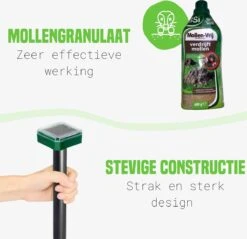 PetsBest Mollenverjager - Mollengranulaat - 2 Pack - Unieke Combinatie - Mollen Bestrijding -Gardena Winkel 1200x1162 3