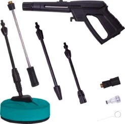 VONROC PRO Hogedrukreiniger V25-2 – 2500W – 195 Bar – 468 L/h – Duurzame Inductiemotor – Incl. 8m Slang, Slanghaspel, Terrasreiniger, Reinigingstank En Meer -Gardena Winkel 1200x1185