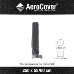AeroCover Parasolhoes - Zweef Parasols - Grijs - 250x55 Cm (HxB) 26 AeroCover Parasolhoes - Zweef Parasols - Grijs - 250x55 Cm (HxB) -Gardena Winkel 1200x1200 142