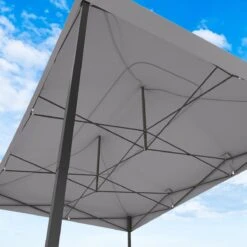 LifeGoods Partytent - 3x4.5 M - Zijwanden - Easy Up - Opvouwbaar - Waterdicht - Draagtas Met Wieltjes - Donkergrijs -Gardena Winkel 1200x1200 154