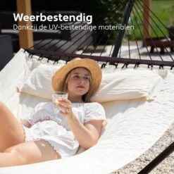 Vita5 Hangmat Met Standaard En Spreidstok – 2 Persoons – Incl. Bekerhouder - Afneembaar Kussen – Uv-bestendig – Beige 19 Vita5 Hangmat Met Standaard En Spreidstok – 2 Persoons – Incl. Bekerhouder - Afneembaar Kussen – Uv-bestendig – Beige -Gardena Winkel 1200x1200 177