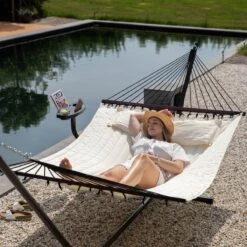 Vita5 Hangmat Met Standaard En Spreidstok – 2 Persoons – Incl. Bekerhouder - Afneembaar Kussen – Uv-bestendig – Beige 23 Vita5 Hangmat Met Standaard En Spreidstok – 2 Persoons – Incl. Bekerhouder - Afneembaar Kussen – Uv-bestendig – Beige -Gardena Winkel 1200x1200 179