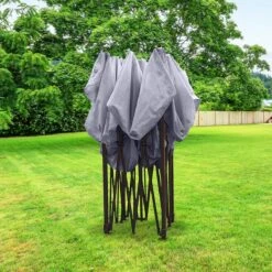 LifeGoods Partytent - 3x3 M - Zijwanden - Easy Up - Opvouwbaar - Waterdicht - Draagtas Met Wieltjes - Donkergrijs 19 LifeGoods Partytent - 3x3 M - Zijwanden - Easy Up - Opvouwbaar - Waterdicht - Draagtas Met Wieltjes - Donkergrijs -Gardena Winkel 1200x1200 19