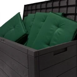 Merkloos Woody Tuin Opbergbox - 324 Liter 45x120x60 Cm - Tuinkussenbox - Antraciet/bruin -Gardena Winkel 1200x1200 194