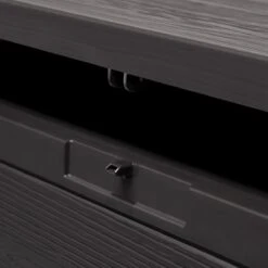 Merkloos Woody Tuin Opbergbox - 324 Liter 45x120x60 Cm - Tuinkussenbox - Antraciet/bruin -Gardena Winkel 1200x1200 195