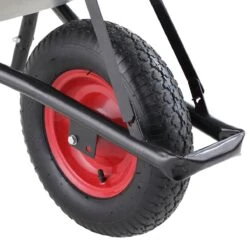 Gardebruk Kruiwagen 100L - Luchtband - 250kg Draagkracht Zilver -Gardena Winkel 1200x1200 254