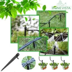 Bone Vista® 155 Stuks Water Druppelslang Irrigatiesysteem Tuin – Bewateringssysteem & Druppelsysteem -Gardena Winkel 1200x1200 385