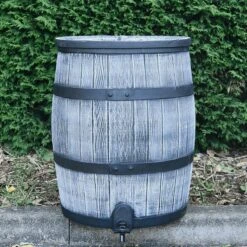 Regentonset Roto 120 Liter + Voet - Grijs -Gardena Winkel 1200x1200 423