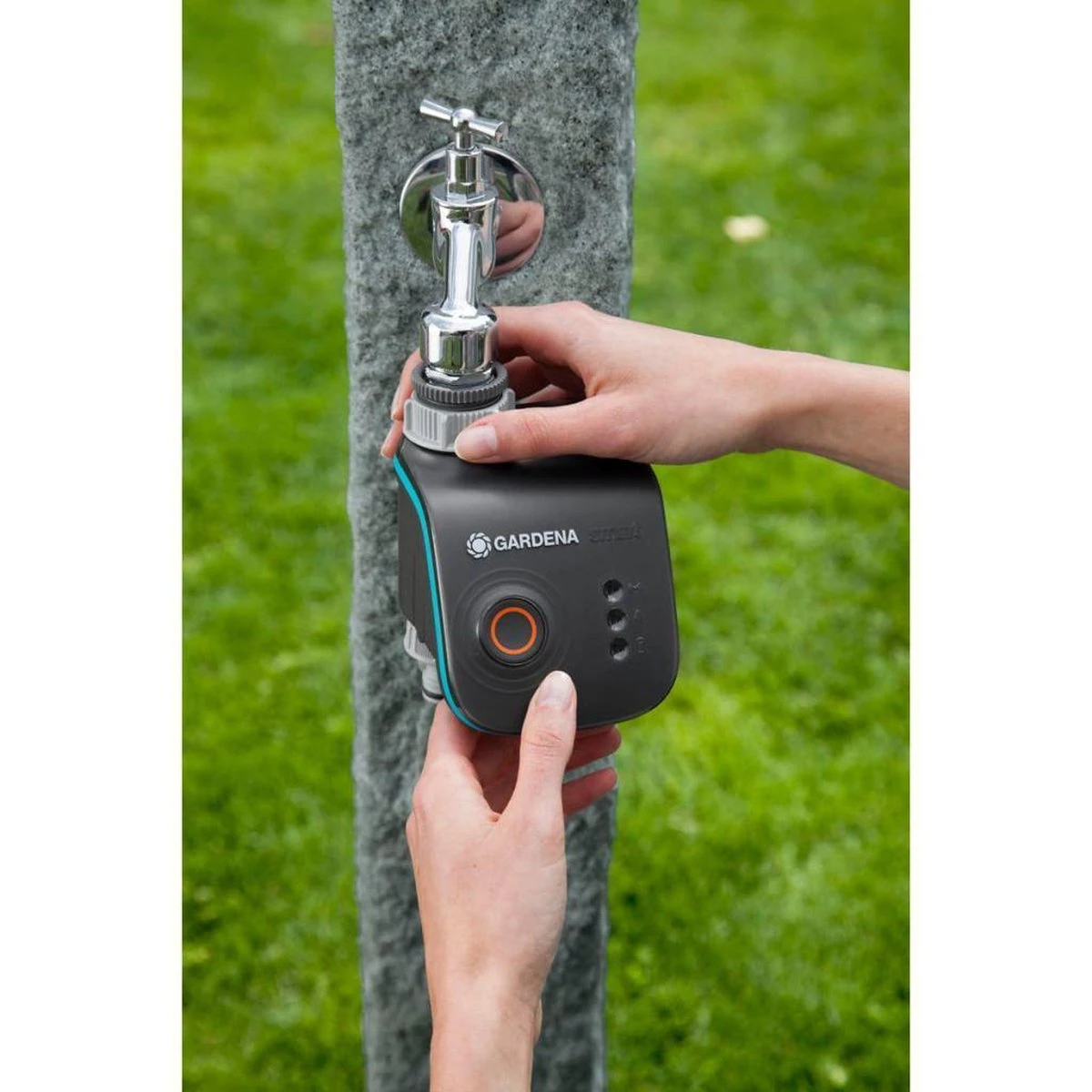 GARDENA - Smart Water Control Set Besproeiingscomputer - 1min Tot 10u - 6 Besproeiingen Per Dag 2 GARDENA - Smart Water Control Set Besproeiingscomputer - 1min Tot 10u - 6 Besproeiingen Per Dag - Afbeelding 2