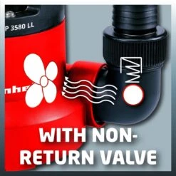 Einhell Dompelpomp GC-SP 3580 LL (350 W - 8000 L/h - 1 Mm Restwater - Traploos Instelbare Vlotterschakelaar - GeÃ¯ntegreerd Terugslagventiel - Draaghandvat - Kabelopwikkeling - Mechanische Afdichting) -Gardena Winkel 1200x1200 467