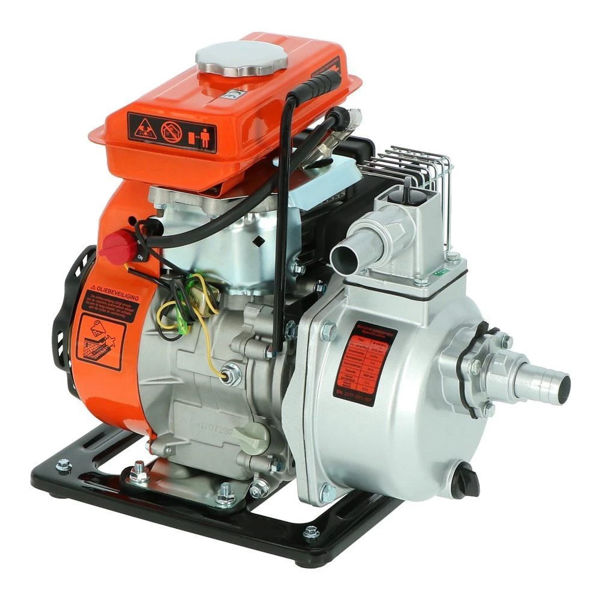 Kibani Waterpomp 8.000 Liter P/uur - 98 Cc / 1.5 PK 4-takt Benzine Motor - 4000 Toeren/Minuut - Doorstroming 8 M³ P/uur - Tuinpomp 11 Kibani Waterpomp 8.000 Liter P/uur - 98 Cc / 1.5 PK 4-takt Benzine Motor - 4000 Toeren/Minuut - Doorstroming 8 M³ P/uur - Tuinpomp - Afbeelding 11