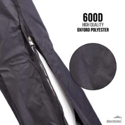 MaxxGarden Parasolhoes - Afdekhoes Voor Zweefparasol - Beschermhoes - 200-400 Cm - Met Rits En Trekkoord - Zwart -Gardena Winkel 1200x1200 58