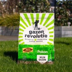 Pokon Gazon Revolutie - 7,5kg - Gazonmest / Graszaad / Bodemverbeteraar - Geschikt Voor 150m² - Binnen 15 Dagen Resultaat -Gardena Winkel 1200x1200 581