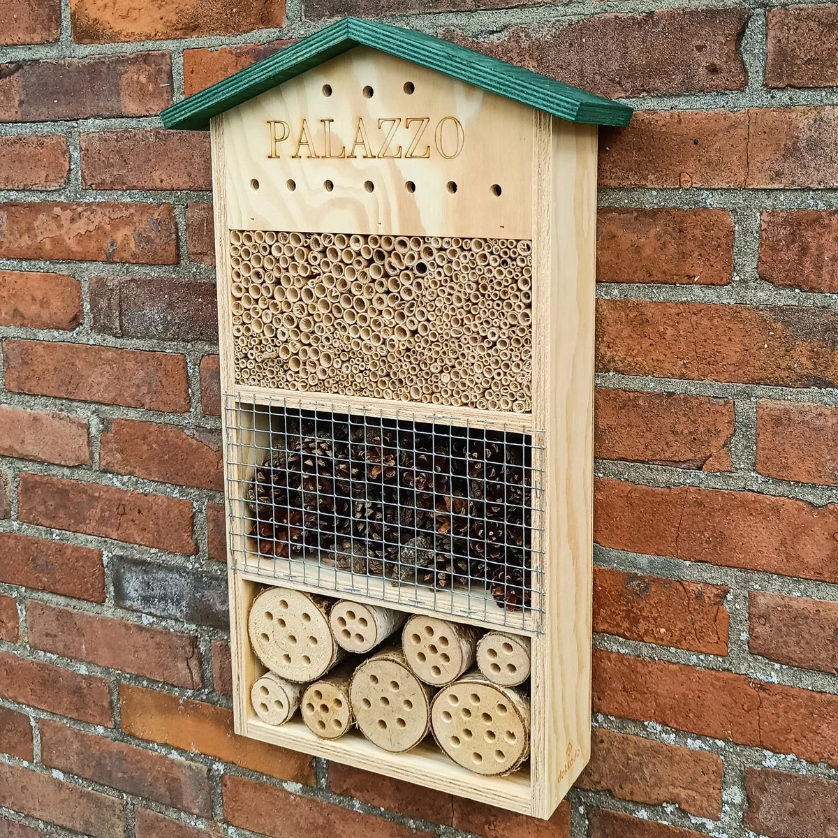 Dokkodo - Insectenhotel Palazzo - Incl. Handig Boekje - Stijlvol En Robuust Bijenhotel 2 Dokkodo - Insectenhotel Palazzo - Incl. Handig Boekje - Stijlvol En Robuust Bijenhotel - Afbeelding 2