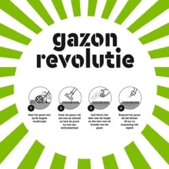 Pokon Gazon Revolutie - 12,5kg - Gazonmest / Graszaad / Bodemverbeteraar - Geschikt Voor 250m² - Binnen 15 Dagen Resultaat -Gardena Winkel 1200x1200 668