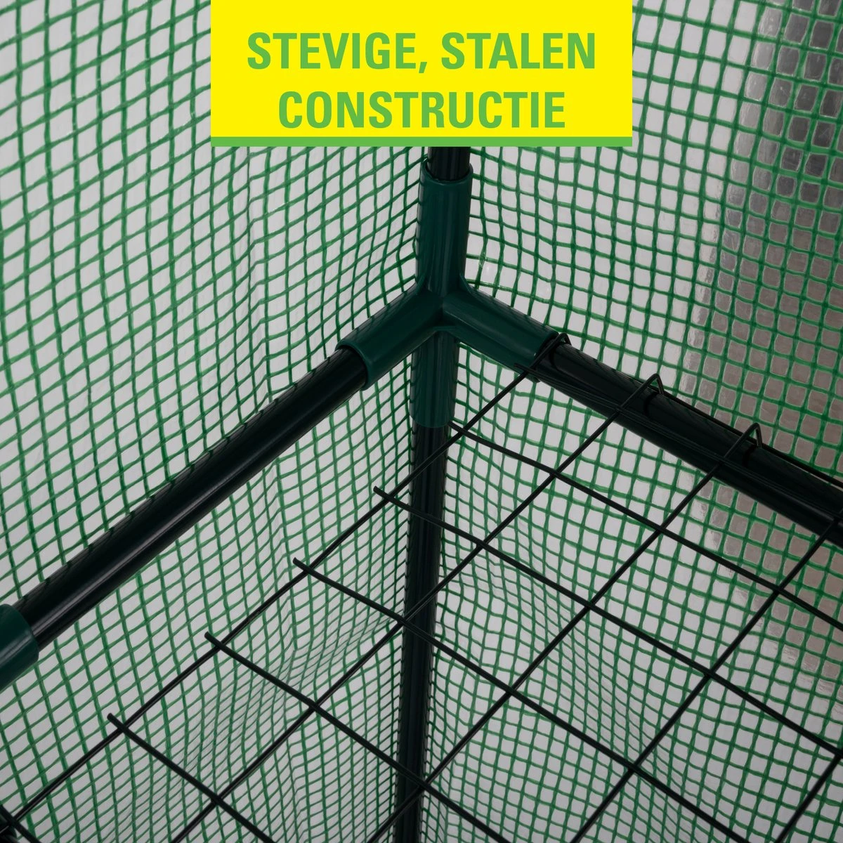 Kinzo Garden - Plastic Broeikas - Serre Van Meerdere Verdiepingen - 143 X 73 X 195 - Groen 3 Kinzo Garden - Plastic Broeikas - Serre Van Meerdere Verdiepingen - 143 X 73 X 195 - Groen - Afbeelding 3