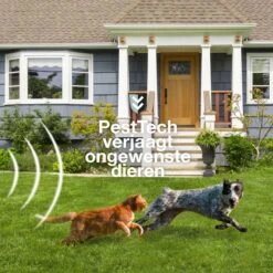 Pest-Tech PT-221 | Ultrasone Kattenverjager Op Zonneenergie | Kattenschrik | Marterverjager | Dierenverjager | Kattenafweermiddel | Ongedierte Verjager - Met USB Oplaadkabel -Gardena Winkel 1200x1200 685