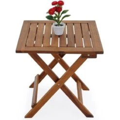 Merkloos EezyLife Houten Bijzettafel - 46x46x46cm - Acacia Hout - Tuintafel 19 Merkloos EezyLife Houten Bijzettafel - 46x46x46cm - Acacia Hout - Tuintafel -Gardena Winkel 1200x1200 76