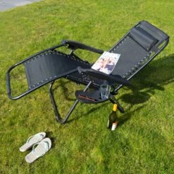 Luxe Ligstoel Met Hoofdsteun & Voetsteun - Verstelbare Rugleuning - Zonnebed Relaxstoel Voor Tuin/Terras/Strand/Balkon/Zwembad/Camping - Inklapbaar - Weerbestendig - Zwart 15 Luxe Ligstoel Met Hoofdsteun & Voetsteun - Verstelbare Rugleuning - Zonnebed Relaxstoel Voor Tuin/Terras/Strand/Balkon/Zwembad/Camping - Inklapbaar - Weerbestendig - Zwart -Gardena Winkel 1200x1200 98