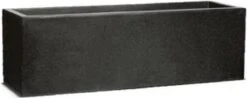 Capi Europe - Bloembak Rechthoek Laag 73x20x20 - Zwart - Bloempot Voor Buiten - FIT961 -Gardena Winkel 1200x475
