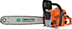 TIMBERPRO - Kettingzaag - 62 Cc - Benzine - Zwaardlengte 50 Cm - Met Transportzak - Met 2e Ketting -Gardena Winkel 1200x484