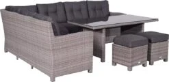 Garden Impressions Jaru Lounge Dining Set - Extra Luxe Kussens -Gardena Winkel 1200x581