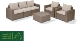 Allibert California Loungeset - 5 Personen - Cappuccino 21 Allibert California Loungeset - 5 Personen - Cappuccino -Gardena Winkel 1200x648