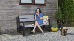 Keter Montero Tuinbank - 3-personen - 150x62,5x89cm – Grafiet -Gardena Winkel 1200x675 5