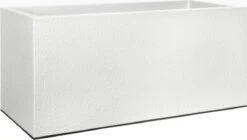 Elho Vivo Structure Finish Lang 90 - Plantenbak Voor Binnen & Buiten - Ø 88 X H 41 - Wit -Gardena Winkel 1200x680 1