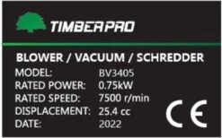 TIMBERPRO - Bladblazer - Benzine - Met Zuig En Versnipperfunctie - Blaassnelheid 225 Km/h - Opvangzak 45 L 8 TIMBERPRO - Bladblazer - Benzine - Met Zuig En Versnipperfunctie - Blaassnelheid 225 Km/h - Opvangzak 45 L -Gardena Winkel 1200x747