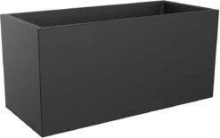 Elho Vivo Matt Finish Lang Wielen 90 - Grote Staande Plantenbak Voor Binnen & Buiten - Gemaakt Van Gereycled Plastic - L 39 X W 88 X H 41 Cm - Zwart -Gardena Winkel 1200x751 3