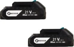 NovarGarden® Mini Kettingzaag NG1 - Met 2x Accu - Takkenzaag - Snoeizaag - Electrisch - Handzaag - Boomzaag - 21V -Gardena Winkel 1200x765