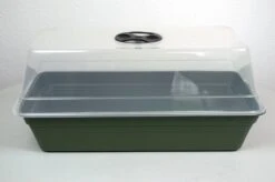 Kweekkas - Kweekhuis - Kweekkas Vensterbank - Moestuinbak - 4,5 L - Kweekkas Met Transparante Deksel - 19x39x31 Cm - Kweekkasje