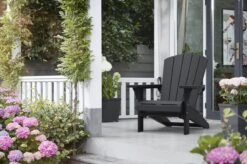 Keter Troy Adirondack Tuinstoel - 81x80x96,5cm - Grafiet -Gardena Winkel 1200x799 1